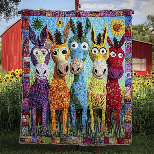 Patchwork Pals Quilted Blanket