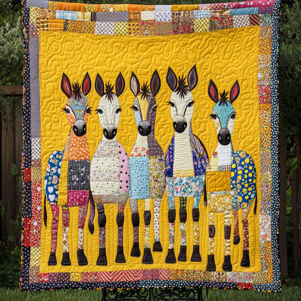 Patchwork Parade Quilted Blanket