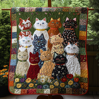 Patchy Paws Quilted Blanket