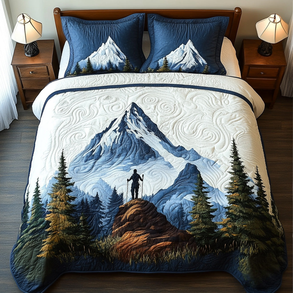 Pathfinder 3-Piece Quilted Bedding Set