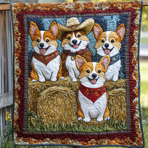 Paws and Smiles Quilted Blanket