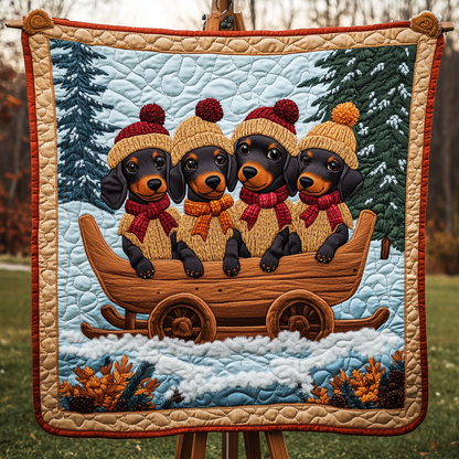 Paws and Snouts Quilted Blanket