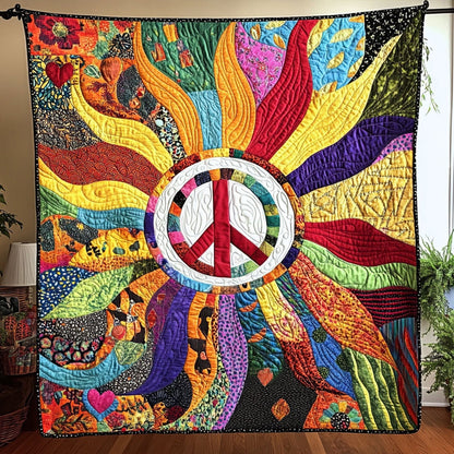 Peaceful Spirit Quilted Blanket