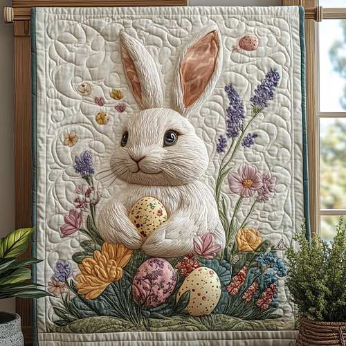 Peep Parade Quilted Blanket