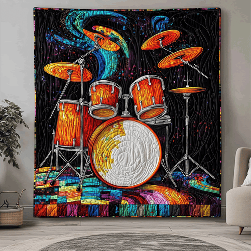 Percussion Passion Quilted Blanket