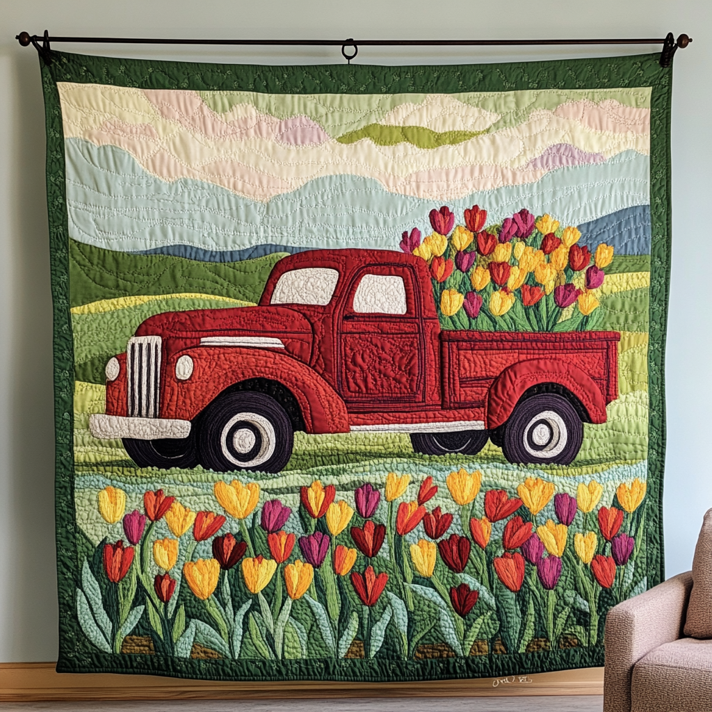 Petal Haul Quilted Blanket