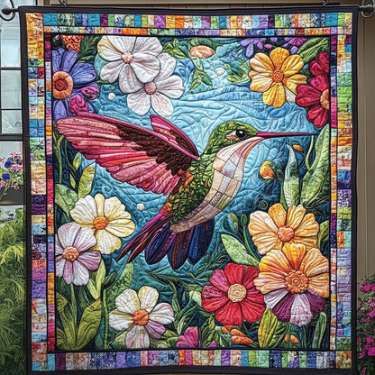Petal Wings Quilted Blanket