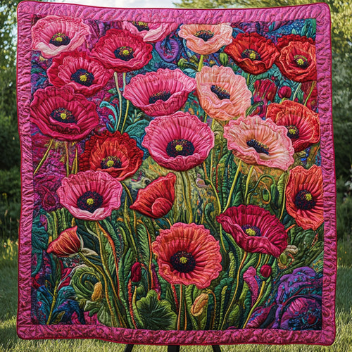 Petals of Peace Quilted Blanket