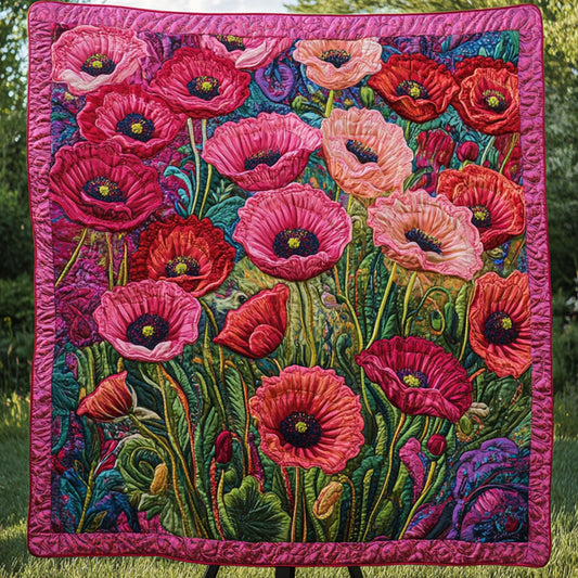 Petals of Peace Quilted Blanket
