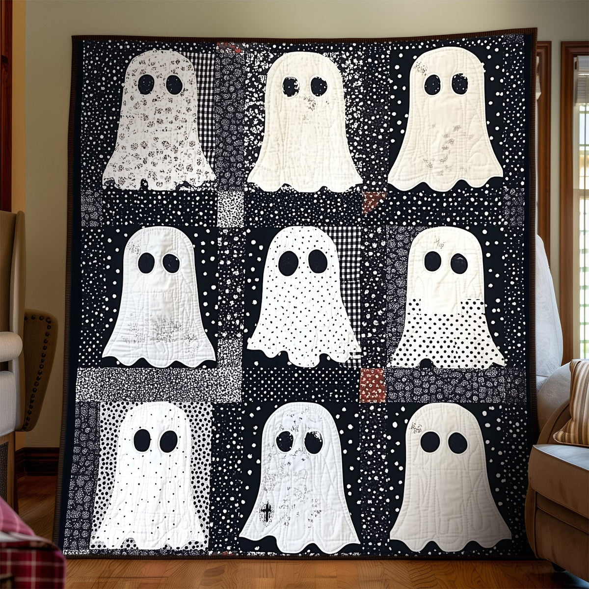 Phantom Parade Quilted Blanket