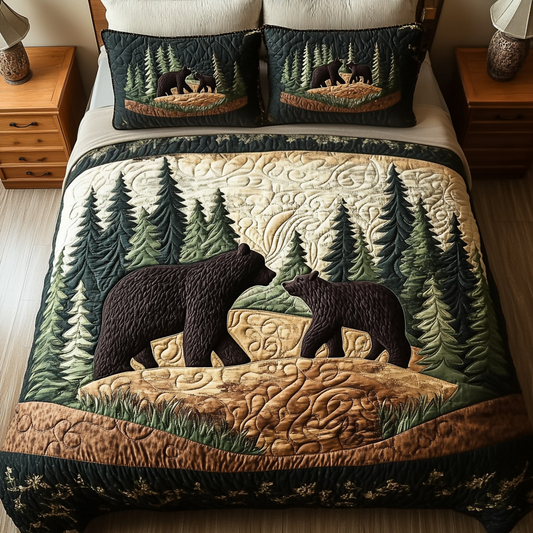 Pine Slumber 3-Piece Quilted Bedding Set