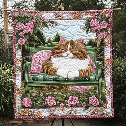 Playful Paws Parade Quilted Blanket