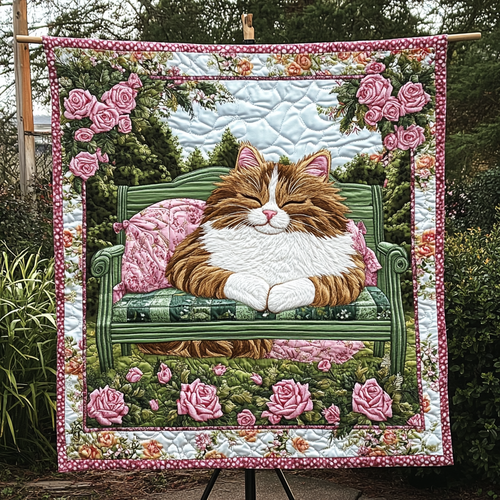 Playful Paws Parade Quilted Blanket