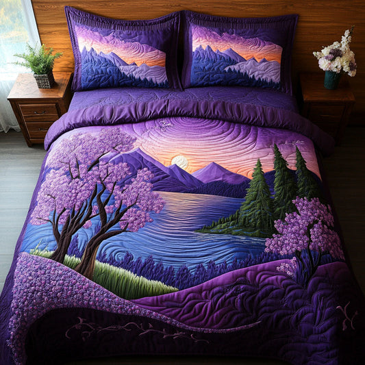 Plum Grove 3-Piece Quilted Bedding Set