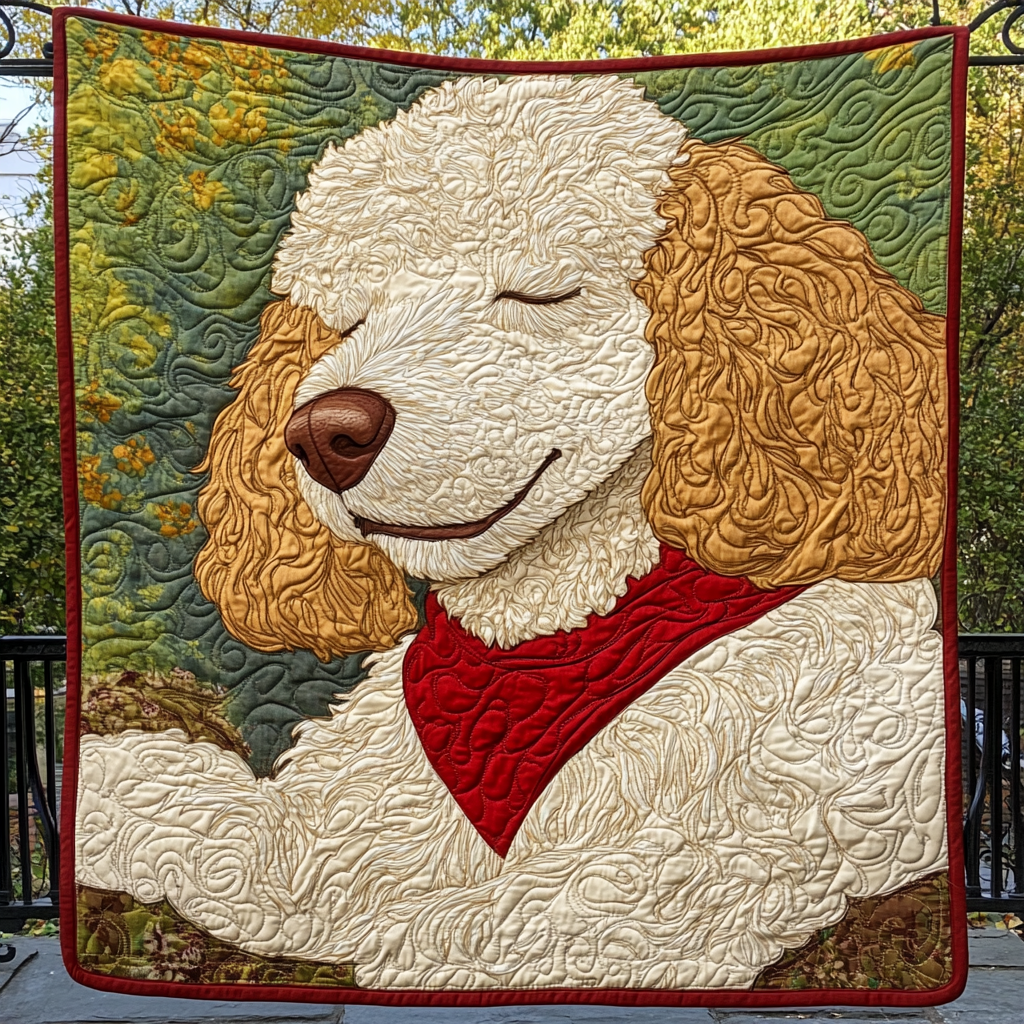 Poodle Perfection Quilted Blanket