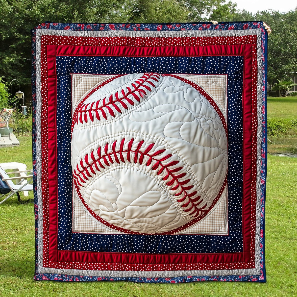 Power Pitch Quilted Blanket