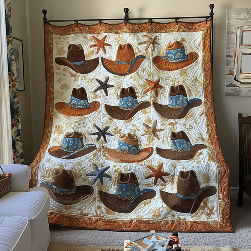 Prairie Patterns Quilted Blanket