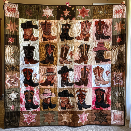Prairie Pioneer Quilted Blanket