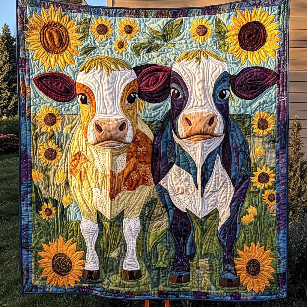 Prairie Pair Quilted Blanket