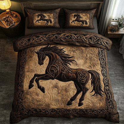 Prairie Rider 3-Piece Quilted Bedding Set