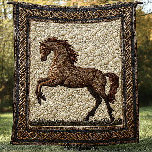 Prairie Rider Quilted Blanket