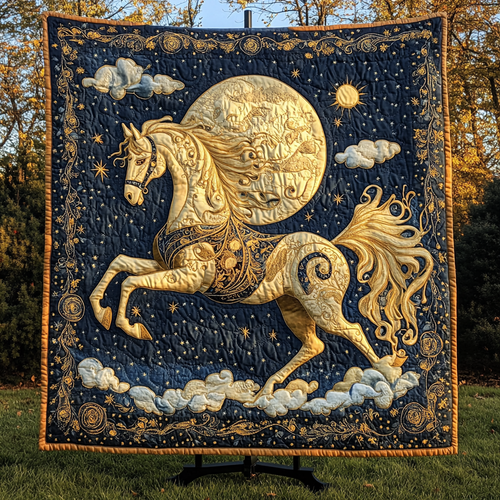 Prairie Wind Rider Quilted Blanket
