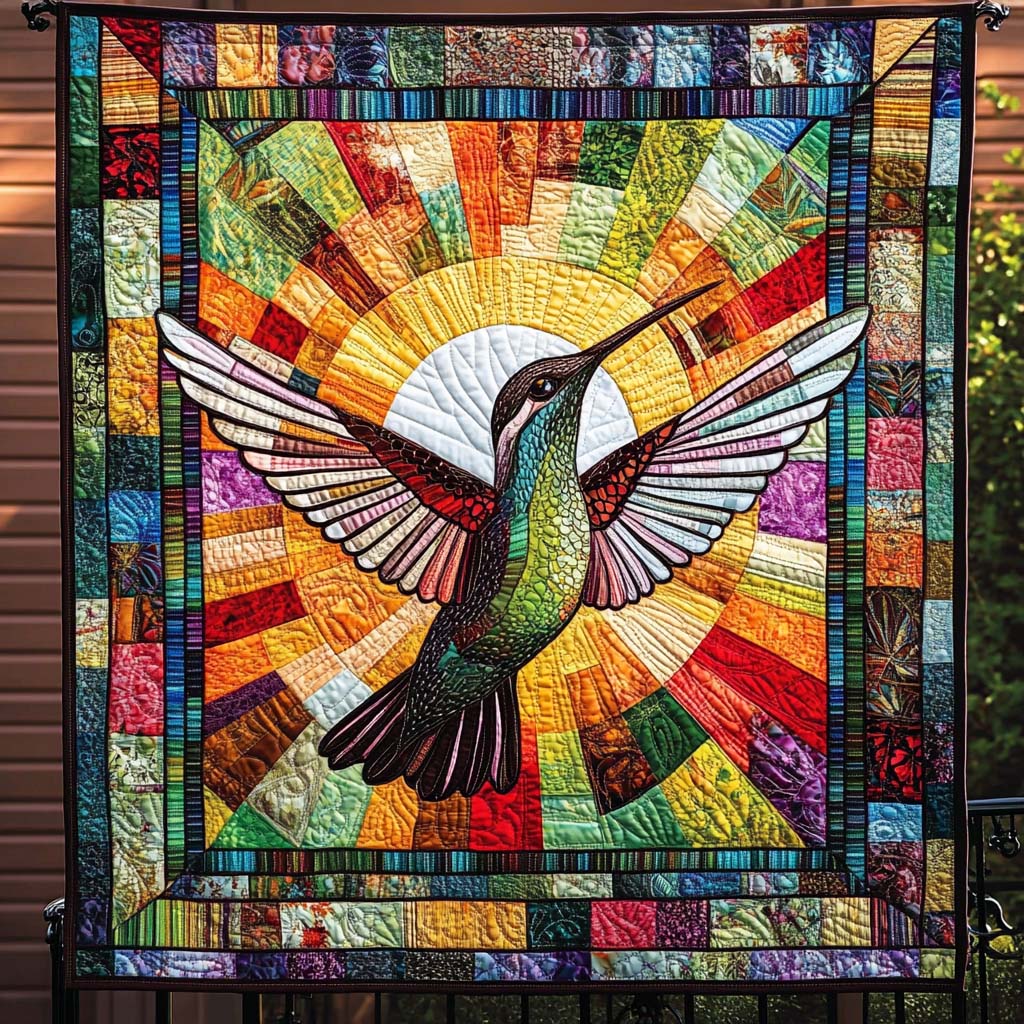 Prism Harmony Quilted Blanket