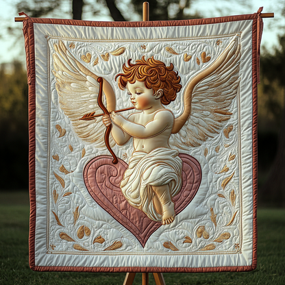 Pure Cupid Quilted Blanket