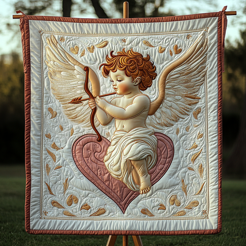 Pure Cupid Quilted Blanket
