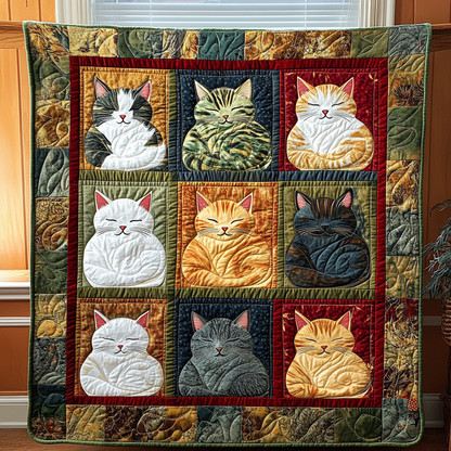 Purrfect Rest Quilted Blanket