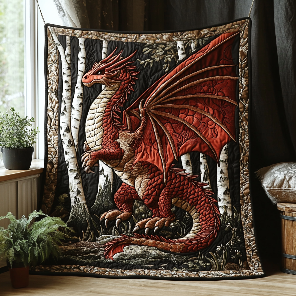 Pyric Sovereign Quilted Blanket