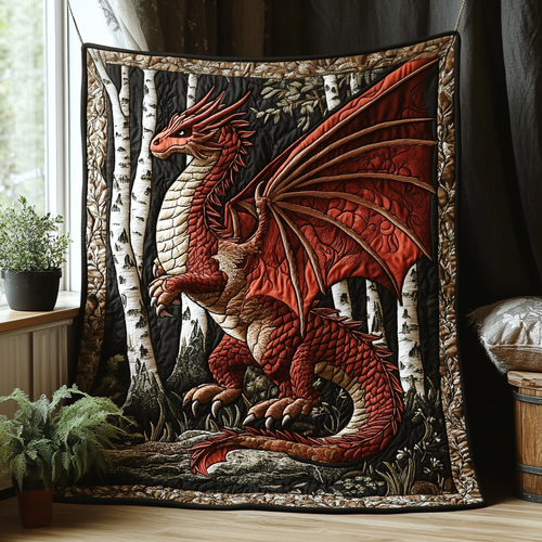 Pyric Sovereign Quilted Blanket