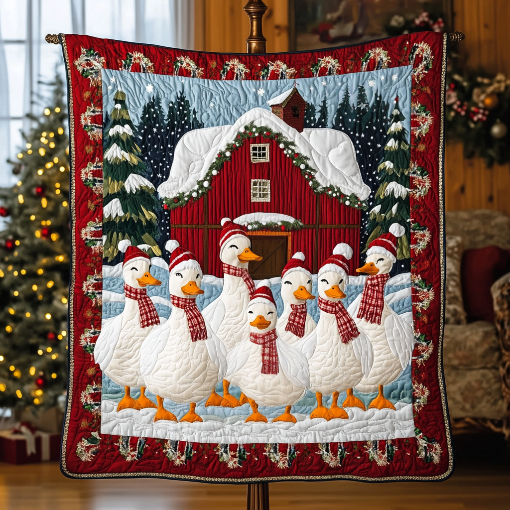 Quackmas Quilted Blanket