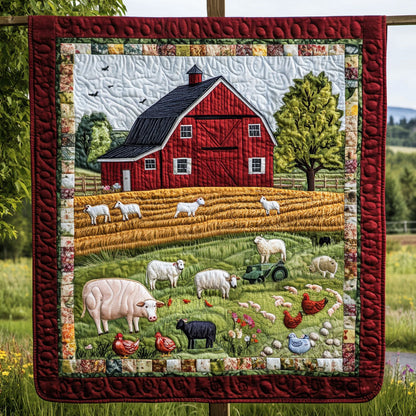Quiet Farm Quilted Blanket