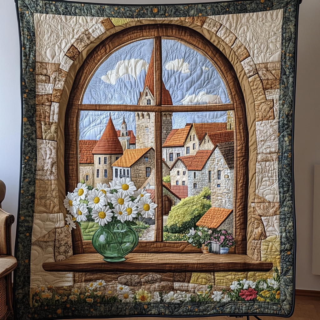 Quiet View Quilted Blanket