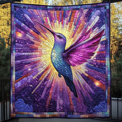 Radiant Flight Quilted Blanket