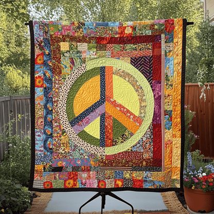 Radiant Harmony Quilted Blanket