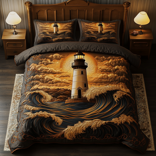 Radiant Reef 3-Piece Quilted Bedding Set