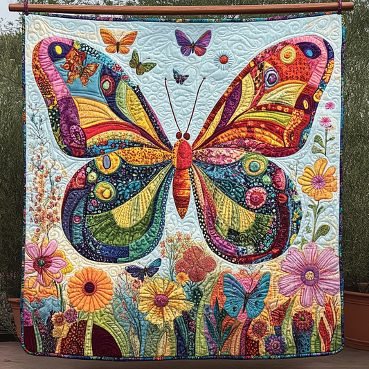 Radiant Spectrum Flight Quilted Blanket