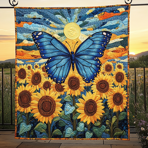 Radiant Wings Quilted Blanket