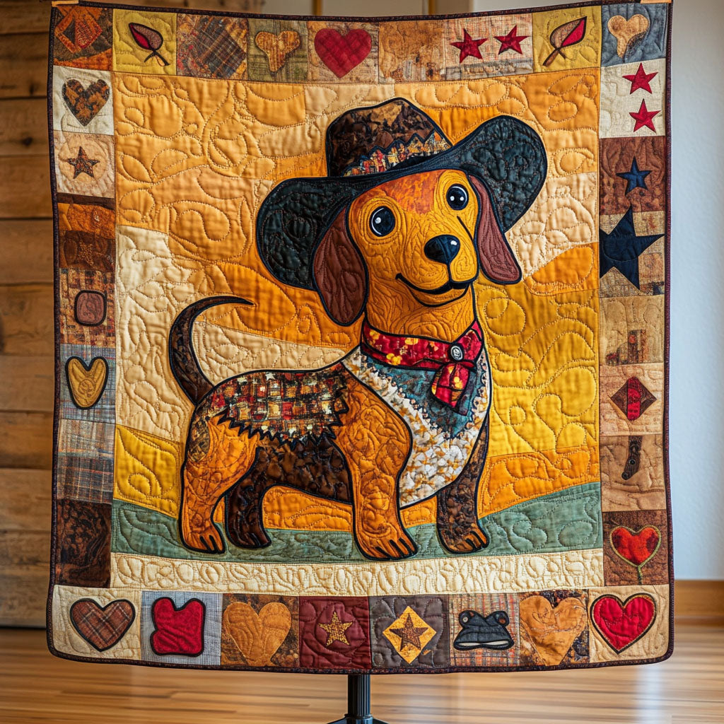 Rancher Dog Spirit Quilted Blanket