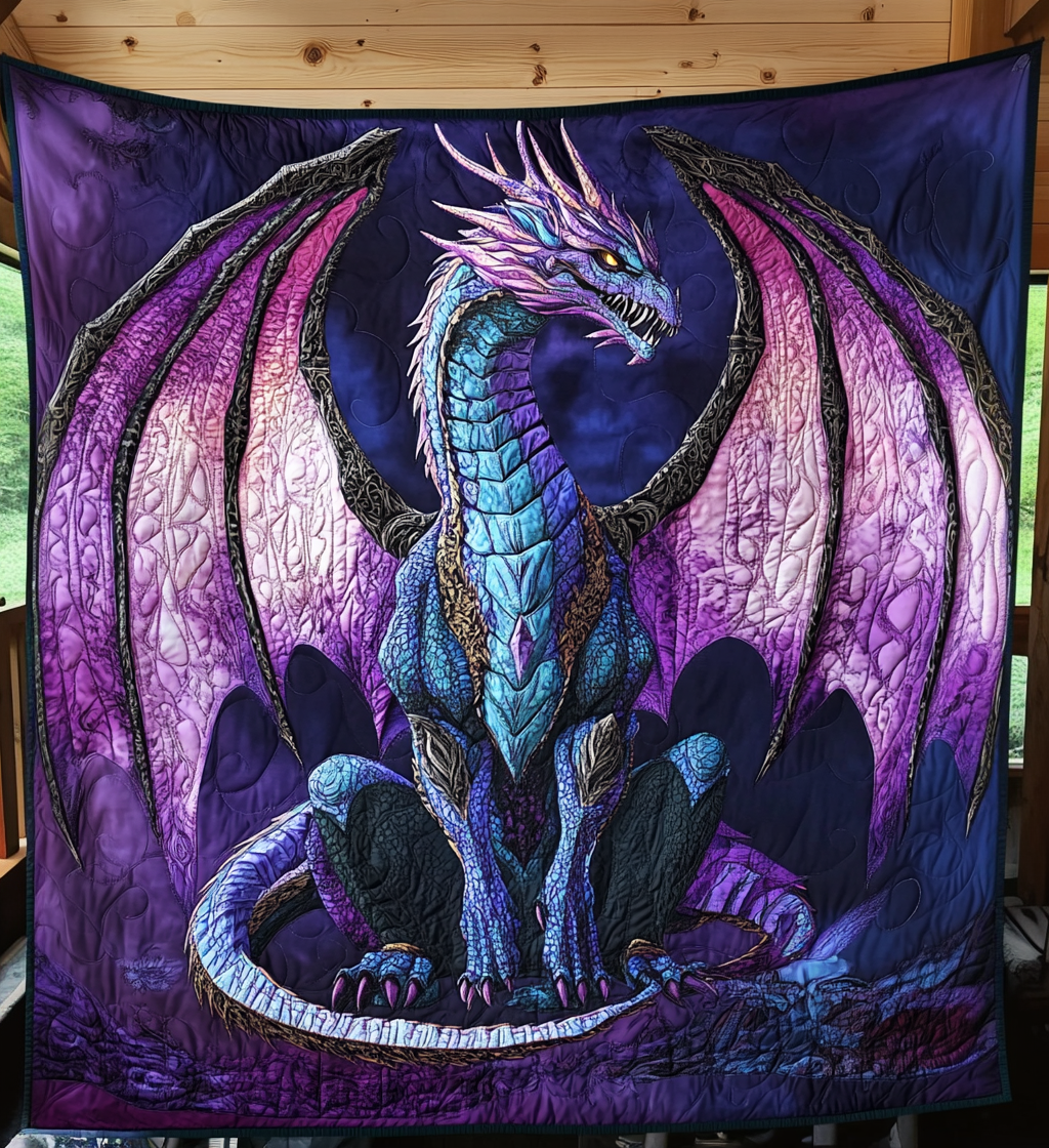 Realm Guardian Quilted Blanket