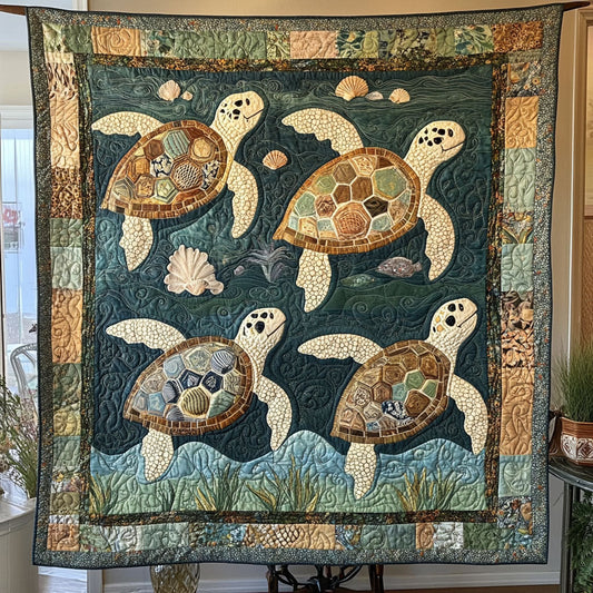 Reef Rider Quilted Blanket