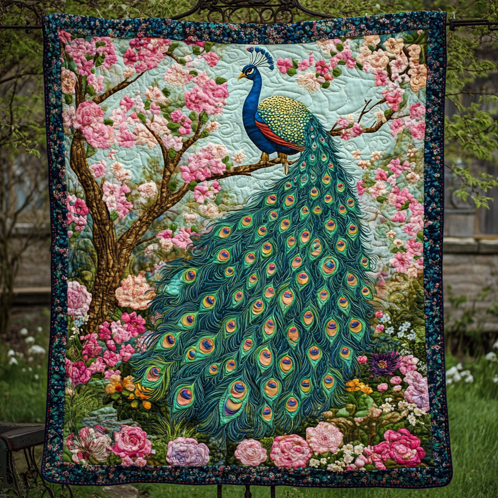 Regal Radiance Quilted Blanket