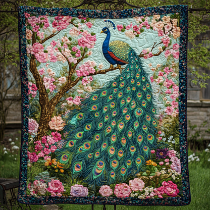 Regal Radiance Quilted Blanket