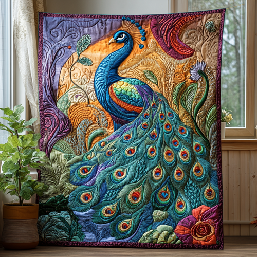 Regal Reflections Quilted Blanket