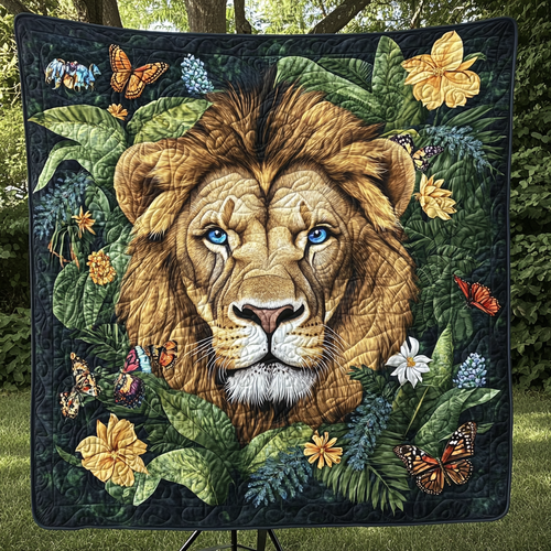Regal Roar Quilted Blanket