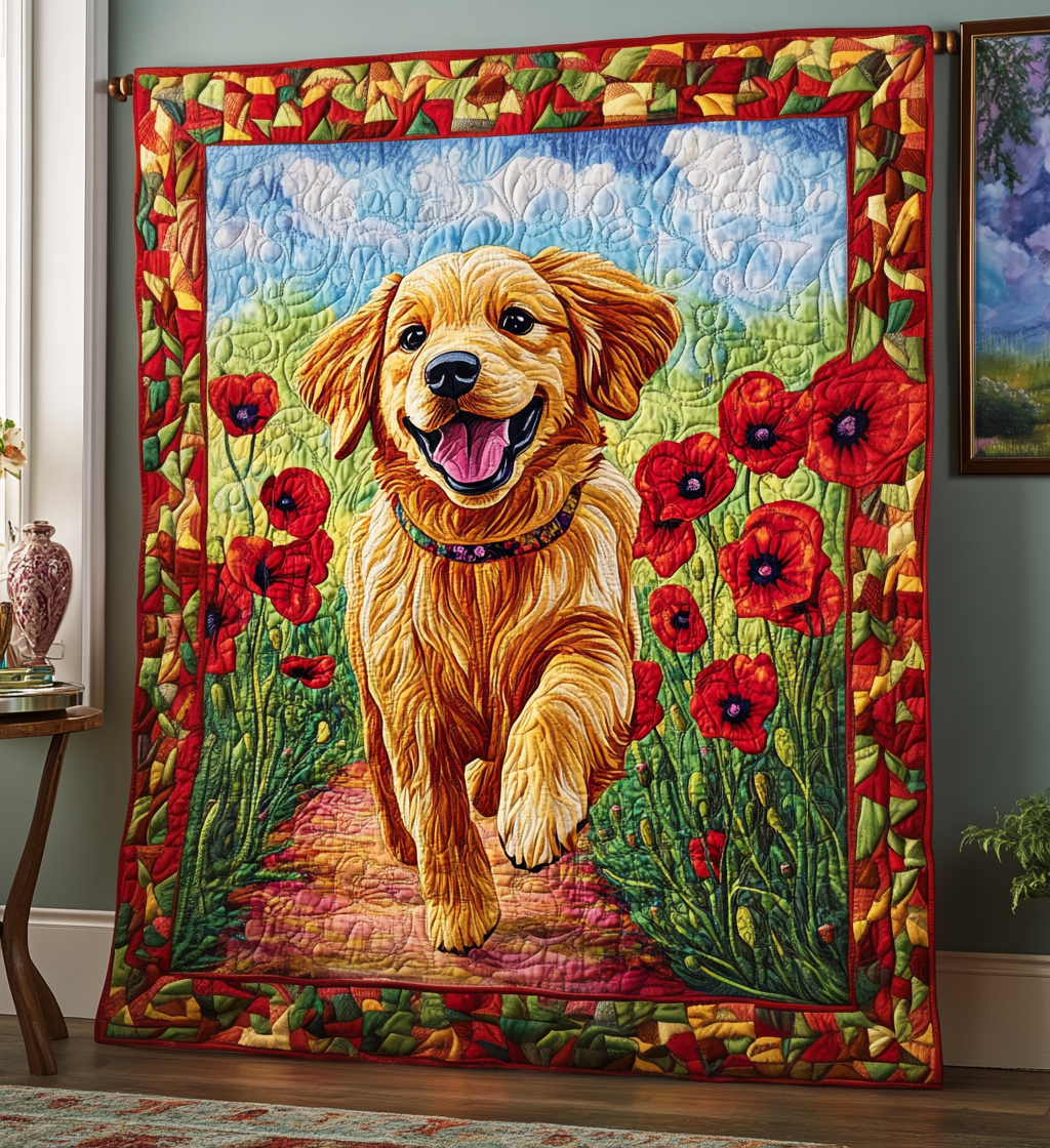 Retriever Haven Quilted Blanket
