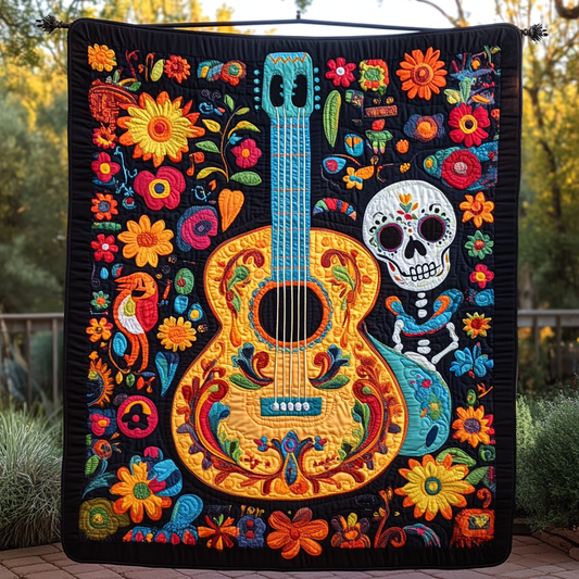 Riff in Color Quilted Blanket