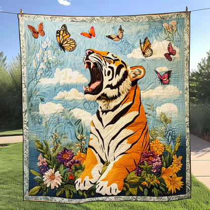 Roaring Spirit Quilted Blanket